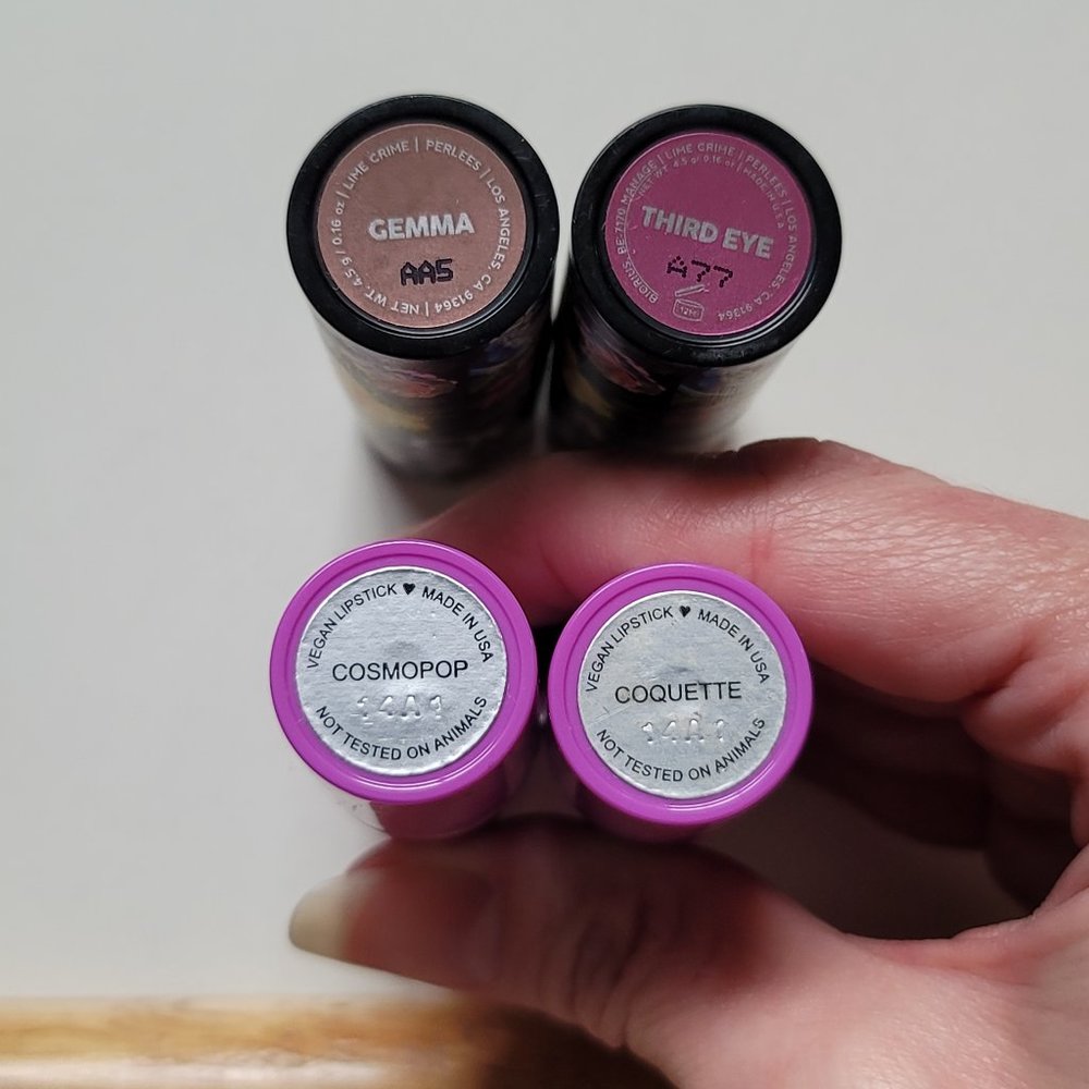 Lime Crime THIRD EYE-GEMMA-COQUETTE-COSMOPOP Lipstick - Picture 8 of 8